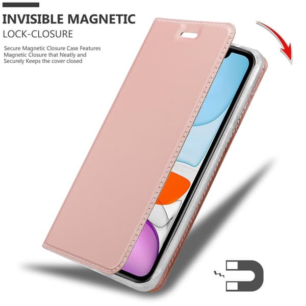 iPhone 11 Skal Fodral med magnetisk stängning, ståfunktion och kortficka Mobilskydd