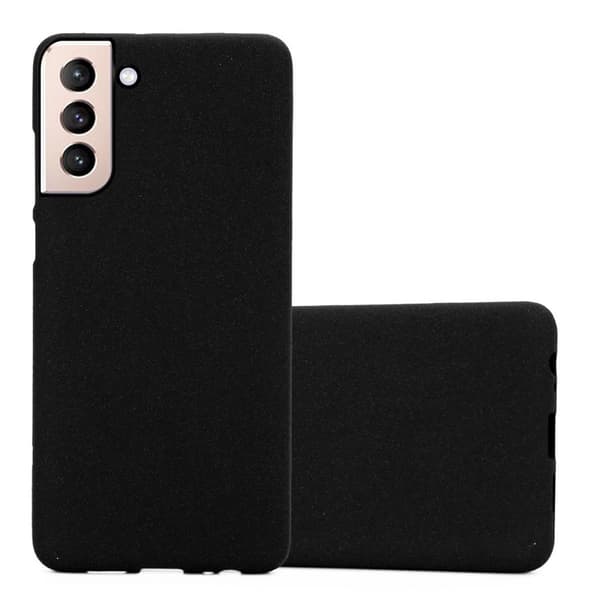 Samsung Galaxy S21 PLUS Skal Fodral Mobilskydd av flexibelt TPU-silikon FROST SVART