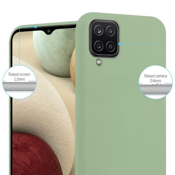 Samsung Galaxy A12 / M12 Skal Fodral Case Cover Mobilskydd av flexibelt TPU-silikon