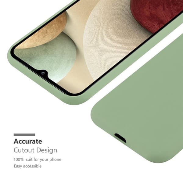 Samsung Galaxy A12 / M12 Skal Fodral Case Cover Mobilskydd av flexibelt TPU-silikon