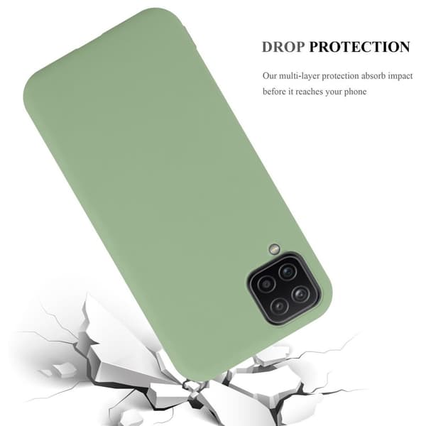 Samsung Galaxy A12 / M12 Skal Fodral Case Cover Mobilskydd av flexibelt TPU-silikon