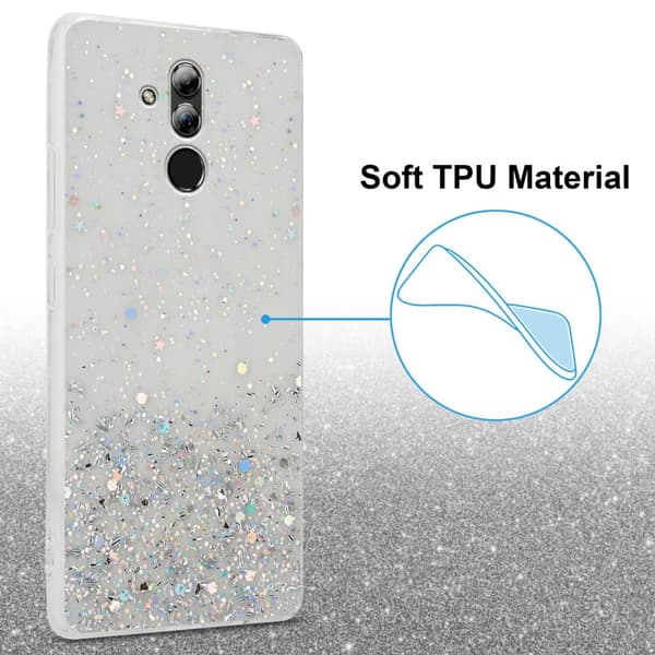 Deksel til Huawei MATE 20 LITE med glitrende glitter