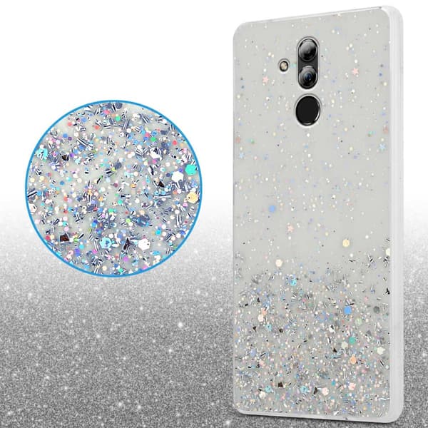 Deksel til Huawei MATE 20 LITE med glitrende glitter