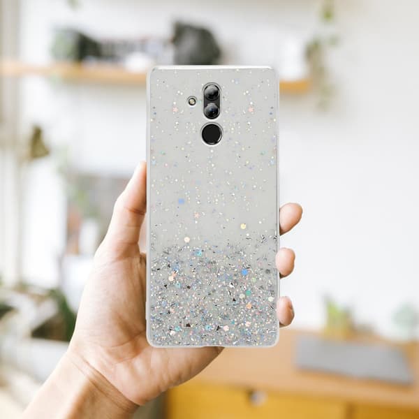 Deksel til Huawei MATE 20 LITE med glitrende glitter