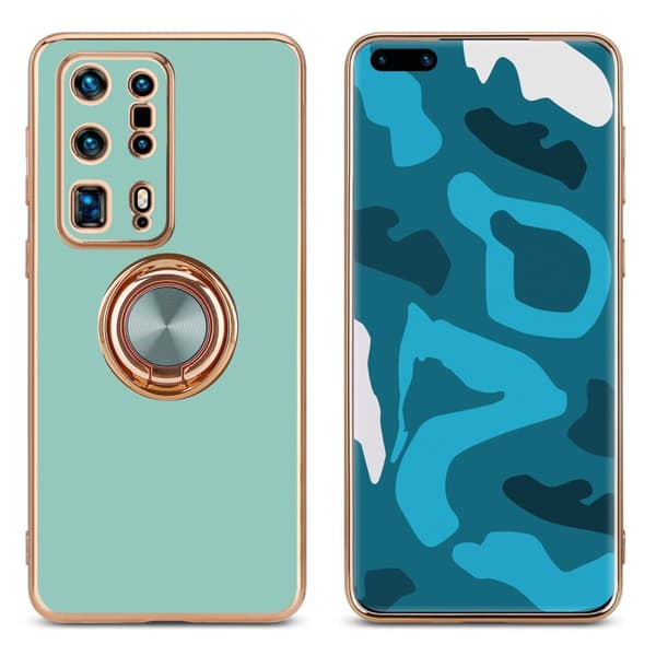 Huawei P40 PRO+ Suojakuori Suojakotelo valmistettu joustavasta TPU silikonista jossa on kameran suojaus ja magneettinen autoteline