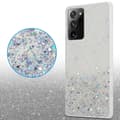 Pikkukuva 5 / 7: Samsung Galaxy NOTE 20 ULTRA Suojakuori Suojakotelo joustavasta TPU-silikonista jossa on kimaltelevaa glitteriä