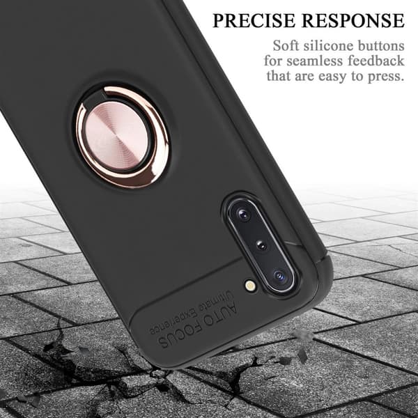 Samsung Galaxy NOTE 10 Skal Skyddsfodral Fodral med fokusring av TPU-silikon