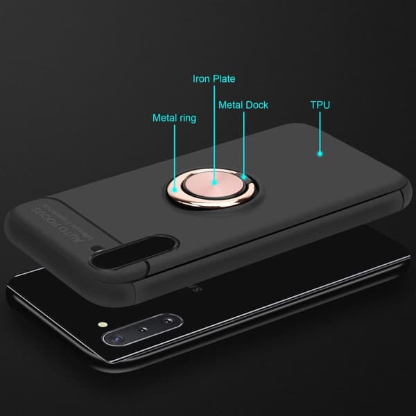 Deksel til Samsung Galaxy NOTE 10 Silikondeskel med fokusring laget av TPU-silikon