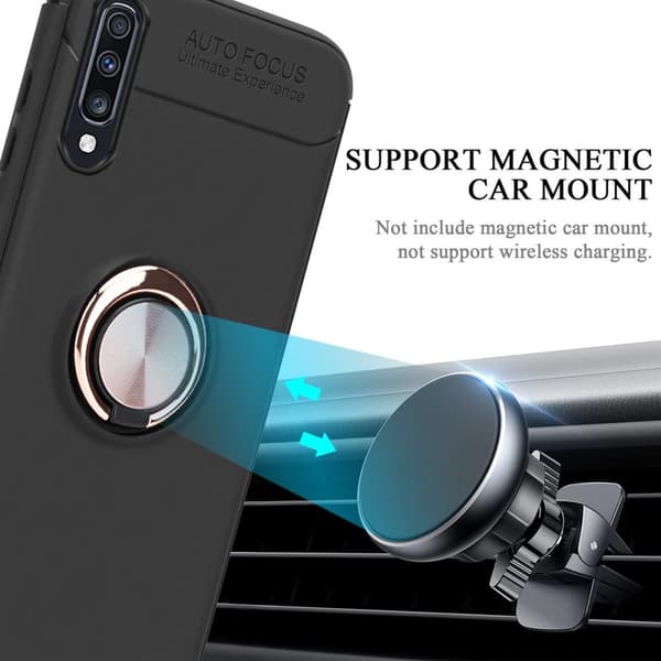Samsung Galaxy A70 / A70s Skal Skyddsfodral Fodral med fokusring av TPU-silikon