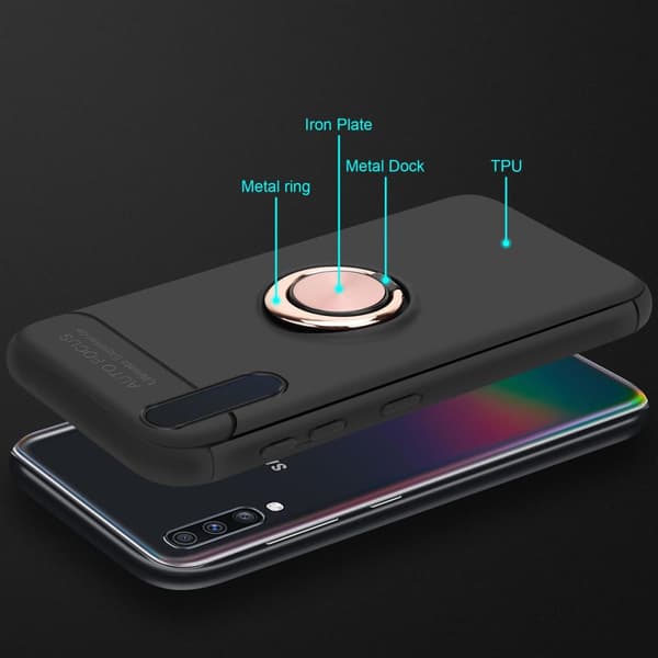 Samsung Galaxy A70 / A70s Skal Skyddsfodral Fodral med fokusring av TPU-silikon