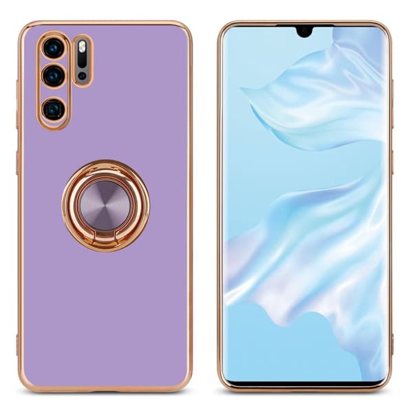 Huawei P30 PRO Suojakuori Suojakotelo valmistettu joustavasta TPU silikonista jossa on kameran suojaus ja magneettinen autoteline