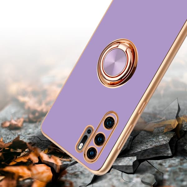 Huawei P30 PRO Suojakuori Suojakotelo valmistettu joustavasta TPU silikonista jossa on kameran suojaus ja magneettinen autoteline