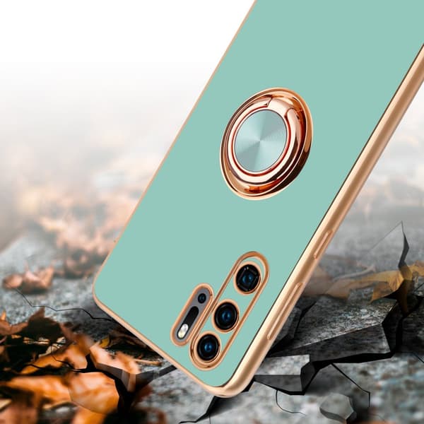 Huawei P30 PRO Suojakuori Suojakotelo valmistettu joustavasta TPU silikonista jossa on kameran suojaus ja magneettinen autoteline