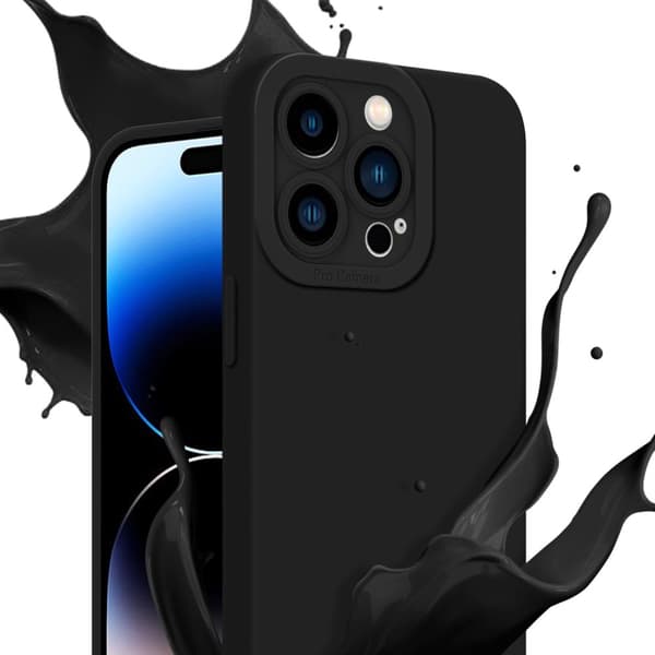 iPhone 14 PRO Fodral Skal Case Cover av flexibelt TPU-silikon Bobilskydd