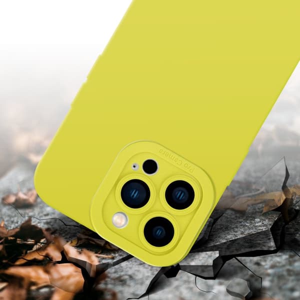 iPhone 14 PRO Fodral Skal Case Cover av flexibelt TPU-silikon Bobilskydd