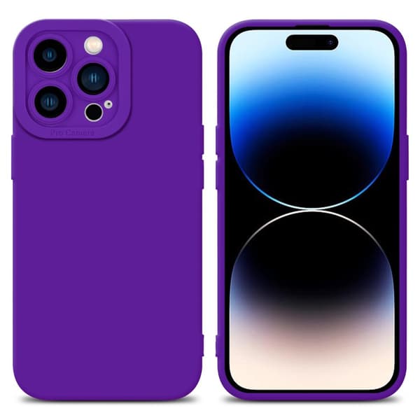 iPhone 14 PRO Fodral Skal Case Cover av flexibelt TPU-silikon Bobilskydd