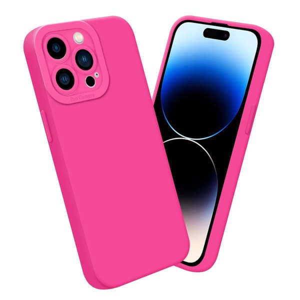 iPhone 14 PRO Fodral Skal Case Cover av flexibelt TPU-silikon Bobilskydd