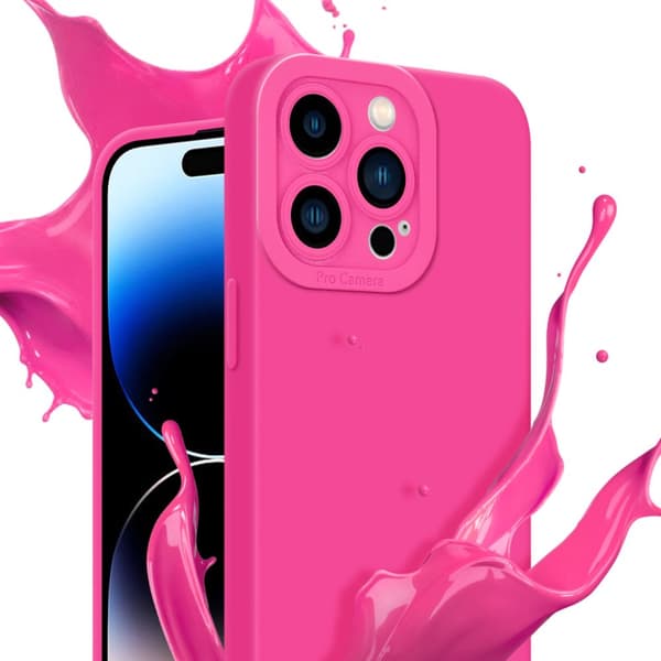 iPhone 14 PRO Fodral Skal Case Cover av flexibelt TPU-silikon Bobilskydd
