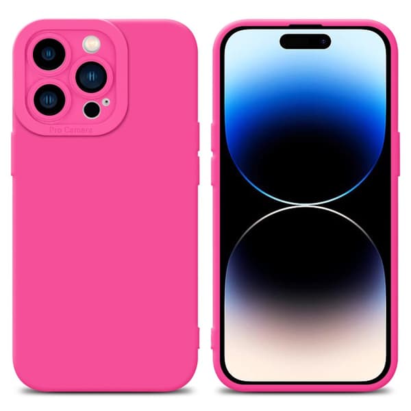 iPhone 14 PRO Fodral Skal Case Cover av flexibelt TPU-silikon Bobilskydd