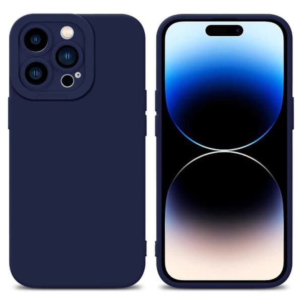 iPhone 14 PRO Fodral Skal Case Cover av flexibelt TPU-silikon Bobilskydd