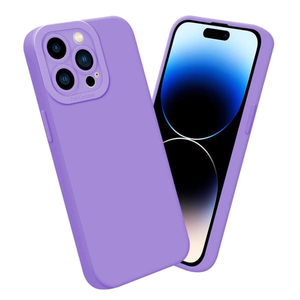 iPhone 14 PRO Fodral Skal Case Cover av flexibelt TPU-silikon Bobilskydd