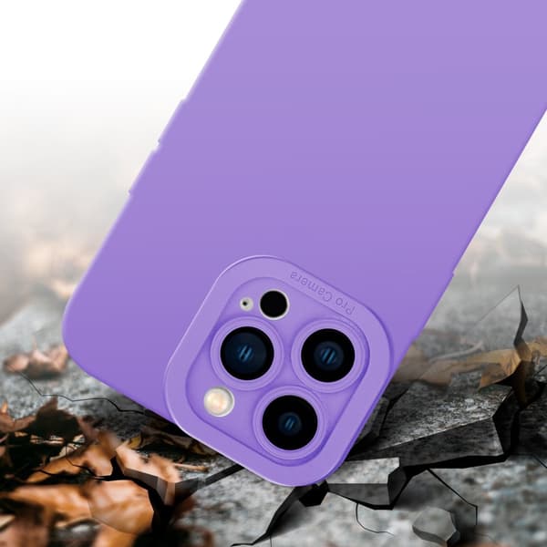 iPhone 14 PRO Fodral Skal Case Cover av flexibelt TPU-silikon Bobilskydd
