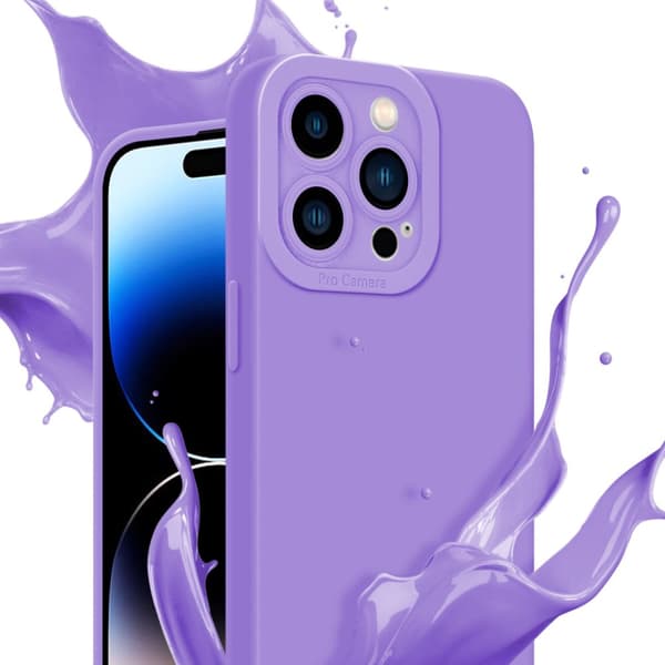 iPhone 14 PRO Fodral Skal Case Cover av flexibelt TPU-silikon Bobilskydd