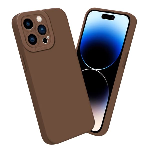 iPhone 14 PRO Fodral Skal Case Cover av flexibelt TPU-silikon Bobilskydd