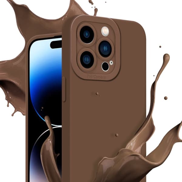 iPhone 14 PRO Fodral Skal Case Cover av flexibelt TPU-silikon Bobilskydd
