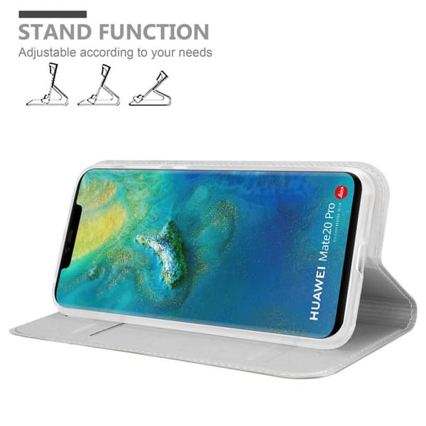 Huawei MATE 20 PRO Skal Fodral med magnetisk stängning, ståfunktion och kortficka Mobilskydd