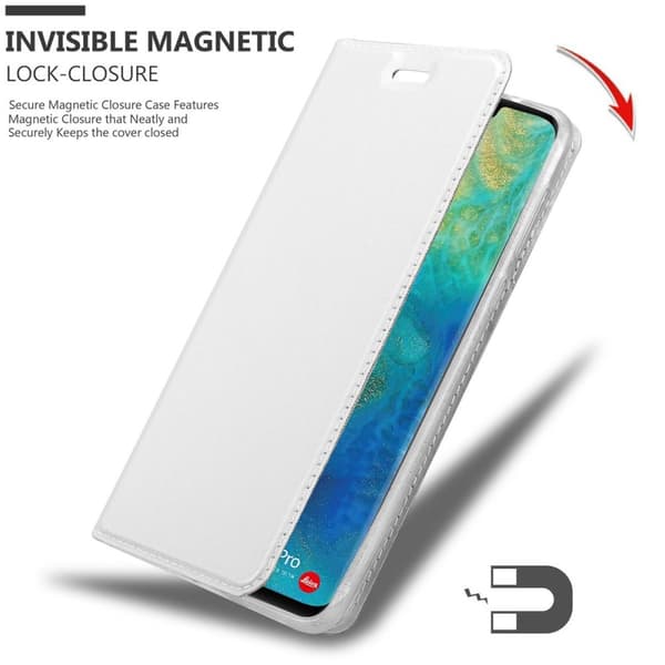 Huawei MATE 20 PRO Skal Fodral med magnetisk stängning, ståfunktion och kortficka Mobilskydd
