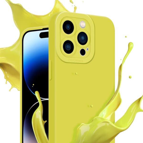 iPhone 14 PRO MAX Fodral Skal Case Cover av flexibelt TPU-silikon Bobilskydd