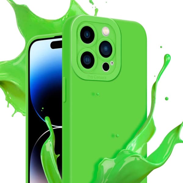 iPhone 14 PRO MAX Fodral Skal Case Cover av flexibelt TPU-silikon Bobilskydd