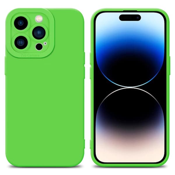 iPhone 14 PRO MAX Fodral Skal Case Cover av flexibelt TPU-silikon Bobilskydd