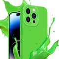 Miniatyrbild 6 av 8: iPhone 14 PRO MAX Fodral Skal Case Cover av flexibelt TPU-silikon Bobilskydd