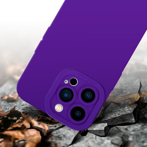 iPhone 14 PRO MAX Fodral Skal Case Cover av flexibelt TPU-silikon Bobilskydd