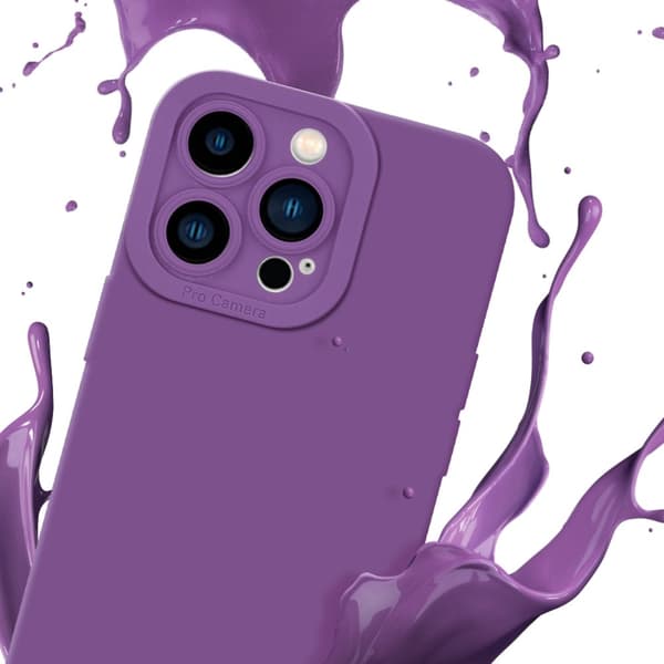iPhone 14 PRO MAX Fodral Skal Case Cover av flexibelt TPU-silikon Bobilskydd