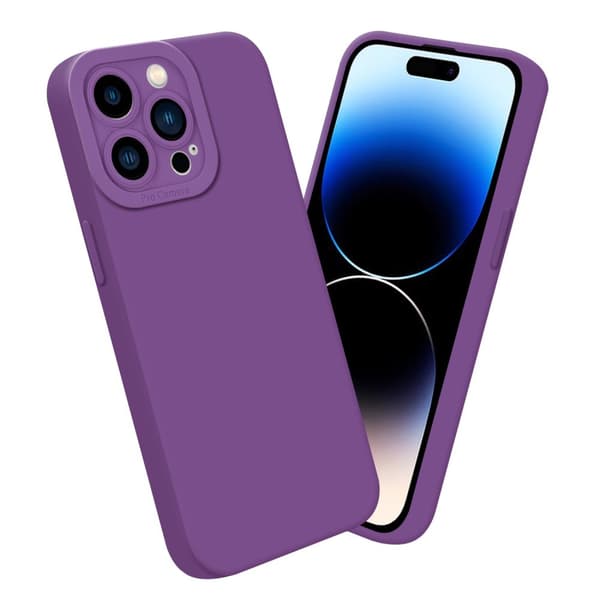 iPhone 14 PRO MAX Fodral Skal Case Cover av flexibelt TPU-silikon Bobilskydd