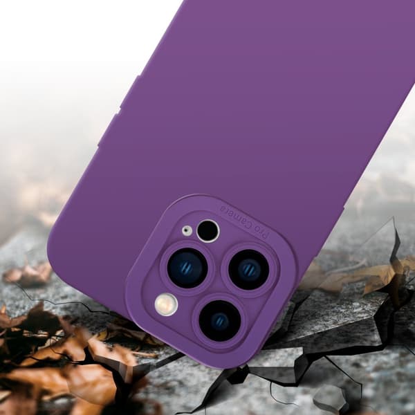 iPhone 14 PRO MAX Fodral Skal Case Cover av flexibelt TPU-silikon Bobilskydd