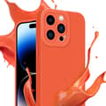 Miniatyrbild 6 av 8: iPhone 14 PRO MAX Fodral Skal Case Cover av flexibelt TPU-silikon Bobilskydd