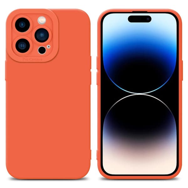 iPhone 14 PRO MAX Fodral Skal Case Cover av flexibelt TPU-silikon Bobilskydd