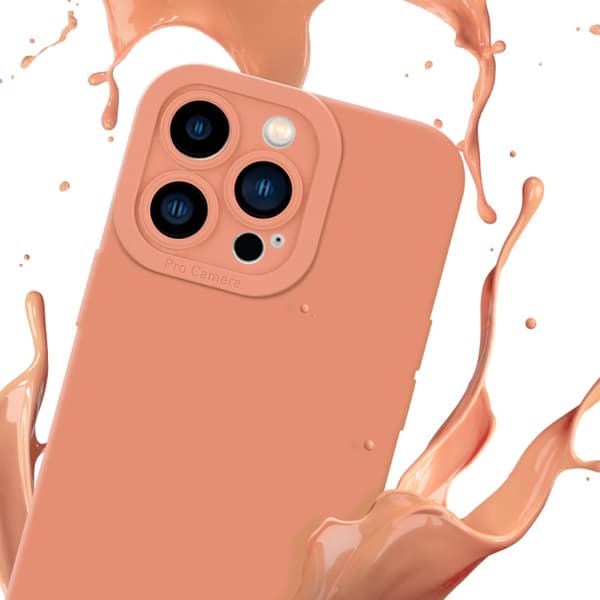 iPhone 14 PRO MAX Fodral Skal Case Cover av flexibelt TPU-silikon Bobilskydd