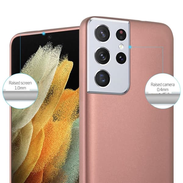 Deksel til Samsung Galaxy S21 ULTRA Beskyttelsesdeksel laget av fleksibelt TPU-silikon