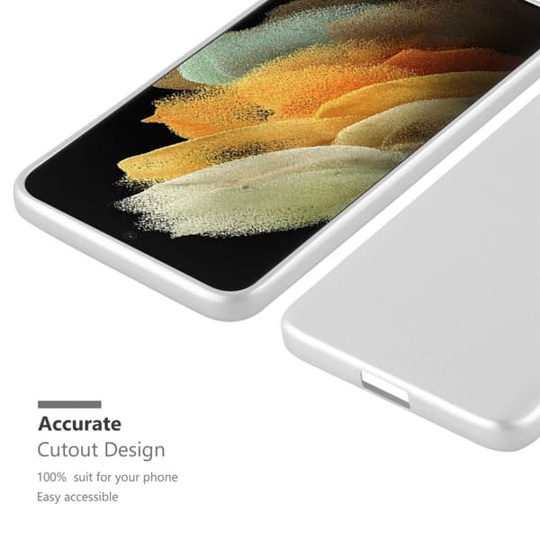 Deksel til Samsung Galaxy S21 ULTRA Beskyttelsesdeksel laget av fleksibelt TPU-silikon