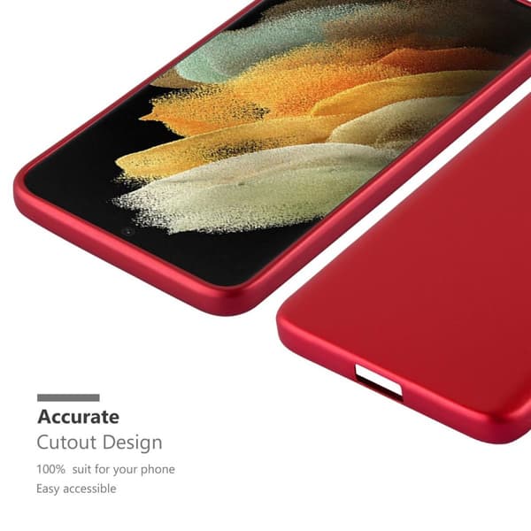 Deksel til Samsung Galaxy S21 ULTRA Beskyttelsesdeksel laget av fleksibelt TPU-silikon