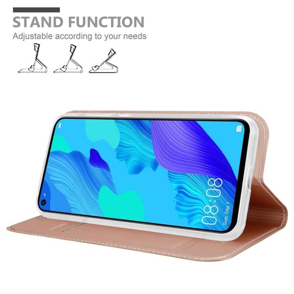 Honor 20 / 20S / Huawei NOVA 5T Suojakotelo Suojakuori Lompakkokotelo Matkapuhelinkotelo jossa magneettisuljenta, jalusta-toiminto ja korttitasku
