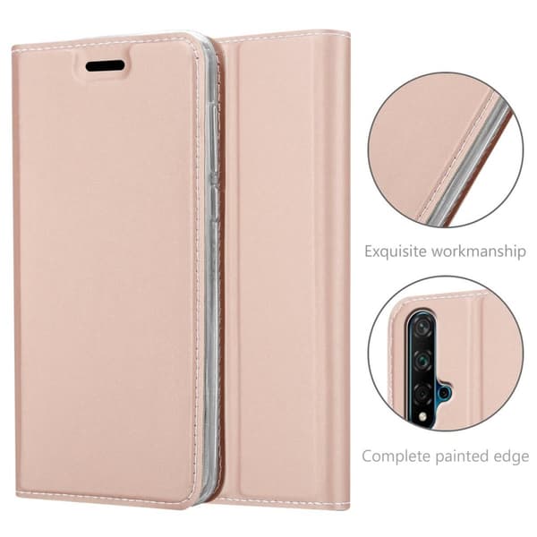 Honor 20 / 20S / Huawei NOVA 5T Suojakotelo Suojakuori Lompakkokotelo Matkapuhelinkotelo jossa magneettisuljenta, jalusta-toiminto ja korttitasku