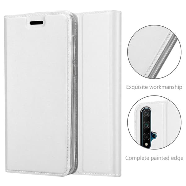 Honor 20 / 20S / Huawei NOVA 5T Suojakotelo Suojakuori Lompakkokotelo Matkapuhelinkotelo jossa magneettisuljenta, jalusta-toiminto ja korttitasku