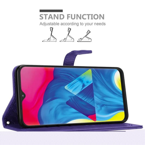 Deksel til Samsung Galaxy A10 / M10 Lommebokdeksel Hunder og Katter Beskyttelsesdeksel med stativfunksjon