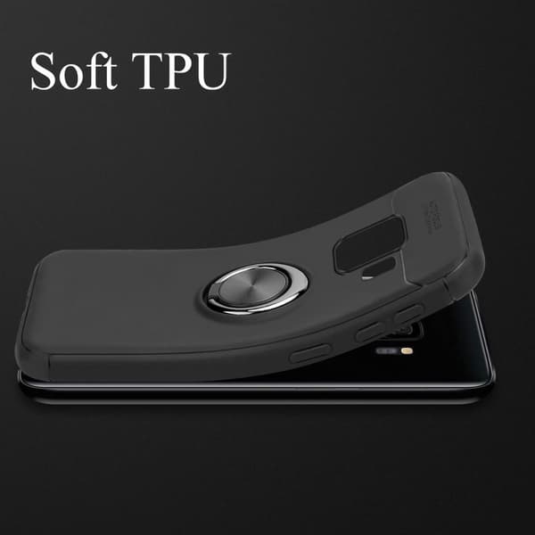 Samsung Galaxy S9 Skal Skyddsfodral Fodral med fokusring av TPU-silikon